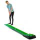 FORB 10ft Dual Speed Putting Mat - Golf Ball Return System & Rubber Base Included | Indoor Golf Putting Mat - Golf Accessories | Golf Equipment