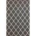 Gray/White 96 x 0.25 in Area Rug - Longshore Tides Abbott Hand-woven Flatweave Gray/Ivory Area Rug Wool | 96 W x 0.25 D in | Wayfair