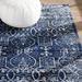 Blue 39 x 0.4 in Area Rug - Charlton Home® Monroe Dark Area Rug Polypropylene | 39 W x 0.4 D in | Wayfair CHRL2605 38137922