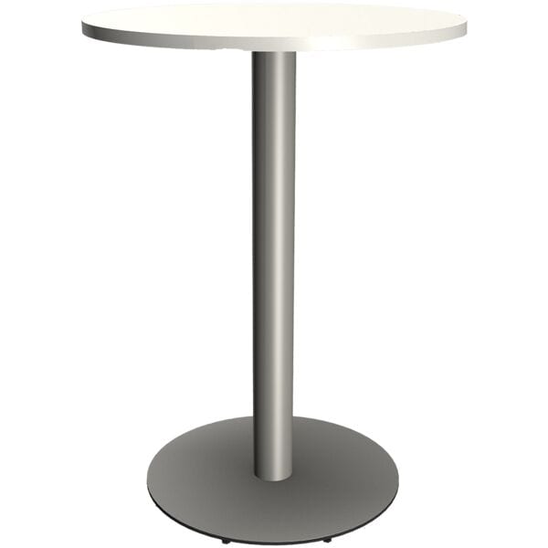 fm Büromöbel Besprechungstisch »Sidney« Ø80 cm Kreis weiß, 80x110 cm Image