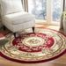 Red/White 96 x 0.43 in Indoor Area Rug - Fleur De Lis Living Frasher Oriental Red/Ivory Area Rug | 96 W x 0.43 D in | Wayfair ATGD3144 38696341