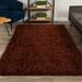 Brown 1.57 in Indoor Area Rug - Ivy Bronx Nan Handmade Dark/Light Rug Polyester | 1.57 D in | Wayfair IVYB1571 38716769