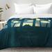 East Urban Home Totoros Dream Forest Comforter Set Polyester/Polyfill/Microfiber in Blue | Twin XL | Wayfair EAHU7236 37845964