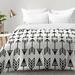 East Urban Home Darieus Arrows Comforter Set Polyester/Polyfill/Microfiber in Black | Full/Queen | Wayfair EAHU7467 37846731