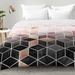 George Oliver Averitt Pink/Modern & Contemporary Comforter Set Polyester/Polyfill in Gray | Twin XL | Wayfair EAHU7654 37847347