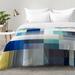 East Urban Home Comforter Set Polyester/Polyfill/Microfiber in Blue/Gray | Full/Queen | Wayfair EAHU7369 37846415