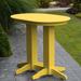 Red Barrel Studio® Nettie Plastic Bar Outdoor Table Plastic in Yellow | 42 H x 48 W x 33 D in | Wayfair RDBL7335 38850469