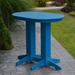 Red Barrel Studio® Nettie Plastic Bar Outdoor Table Plastic in Blue | 42 H x 48 W x 33 D in | Wayfair RDBL7335 38850464