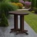 Red Barrel Studio® Nettie Plastic Bar Outdoor Table Plastic in Brown | 42 H x 48 W x 33 D in | Wayfair RDBL7336 38850485