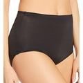 Naomi & Nicole Women's Naomi and Nicole Comfortable Firm Waistline Brief Shapewear, Black, Medium