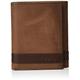 Fossil Men's Quinn Leather Trifold Wallet - Brown - One Size