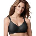 Playtex Women's Secrets Perfectly Smooth Wire Free Full Coverage Bra US4707, Black, 36B