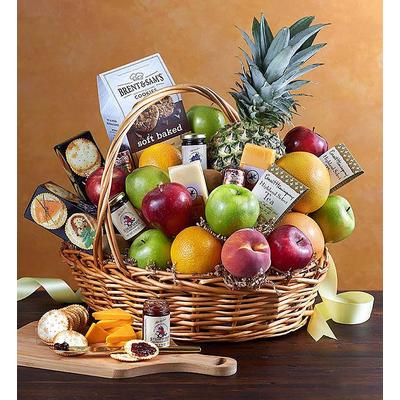 1-800-Flowers Food Gourmet Food Assortments Delivery Deluxe Fruit & Gourmet Basket Xl