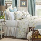 Eastern Accents Magnolia Floral Cotton Blend 7 Piece Duvet Cover Set Cotton in Yellow | King Duvet Cover + 6 Additional Pieces | Wayfair BDK-388