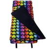 Wildkin Rainbow Hearts Original 1.5" Thick Folding Nap Mat Polyester/Cotton | 1.5 H x 20 W x 50 D in | Wayfair 28701