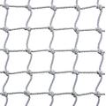 Kwik Goal 8' x 24' Soccer Net 3MM 120MM Mesh - Black/White Striped