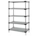 Quantum Storage WR74-2424SG-5 Solid 5-Shelf Starter Units 24 x 24 x 74 in. - Galvanized Steel