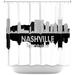 East Urban Home City IV Nashville Tennessee Single Shower Curtain Polyester | 72 H x 69 W in | Wayfair EASN3538 39492927