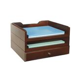 Darby Home Co Beaumys Stacking Wood Desk Organizers, 2 Trays & 1 Drawer Kit Wood in Brown | 8.25 H x 13.5 W x 11.5 D in | Wayfair DABY5438 39563849