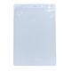 CKB LtdÂ® 50x A5 Jumbo Sized Vertical Clear ID Badge Card Holders Plastic Pocket Extra Large Portrait Pouches 25cm x 17cm - Holds an A5 Card Size - Up to 166mm x 220mm