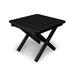 POLYWOOD® Square 18" Folding Outdoor Side Table Plastic in Black | 15 H x 18 W x 17.5 D in | Wayfair ST1818BL