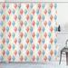 Harriet Bee Jadon Dessert Theme Decor Print Single Shower Curtain Polyester | 70 H x 69 W in | Wayfair HBEE2326 39393694