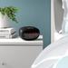 Ebern Designs Modern & Contemporary Digital Alarm Clock Plastic/Acrylic in Black | 2 H x 2 W x 5 D in | Wayfair EBND4302 39561344