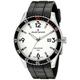 Claude Bernard Men's 53008 3NOCA AO Aquarider Stainless Steel Watch with Black Silicone Band