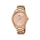 Lotus Unisex Quartz Watch with Rose Gold Dial Analogue Display and Rose Gold Stainless Steel Rose Gold Plated Bracelet 18300/2