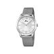 Lotus Unisex Quartz Watch with Silver Dial Analogue Display and Silver Stainless Steel Bracelet 18327/1