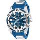 INVICTA Men's Analogue Quartz Watch with Silicone Stainless Steel Strap 24216