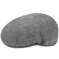 Kangol Wool 504 Flat Cap, Grey (Dark Flannel), Large