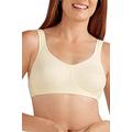 AMOENA Women's Mona Wire Free Pocketed Mastectomy Soft Bra - Off-White - 36A