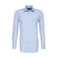 Seidensticker Men's Classic Long Sleeve Formal Shirt , Blue - Blau (hellblau 48) , Large (Manufacturer size : 41)