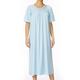 Calida Women's Nightshirt Soft Cotton Plain Nightie, Blue (hellblau 700), L