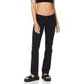 Pepe Jeans Women Straight Fit Jeans, Black, W31/L34 (Manufacturer size: 31)