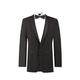 Dobell Mens Black Tuxedo Dinner Jacket Regular Fit Shawl Lapel-40L