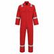 Bizweld Iona Flame Retardant Hi Visibility Knee Pad Boiler Suit Coverall (3XL (Chest 54/55"), Red)