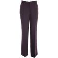 Busy Clothing Women Smart Trousers Dark Purple 10 Short