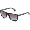 Emporio Armani Men's 5229t3 Sunglasses, Black/Polar Grey Gradient, 56