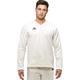 adidas Long Sleeved Men's Cricket Sweater, White, L