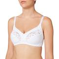 Sans Complexe Women's Coton D'arum-Soutien Gorge Classique Sans Armature Non-Wired Bra, White (Blanc), 32C (Size: 85/100C)