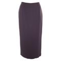 Busy Clothing Women Long Skirt Dark Purple 12