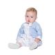 Vivaki, Boys Blue & White Romper Suit, Boys Christening Outfit, Baby, Boys Romper Suit, 3-6 Months