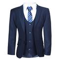 DR. Junior 5 PC Navy Blue Boys Suit - Pageboy, Weeding, Prom Suits (3 Years)