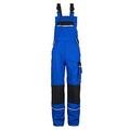TMG® Work Bib and Brace Overall for Men, Work Dungarees with Knee Pad Pockets Blue W38 L33