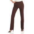 Rekucci Women's Ease into Comfort Boot Cut Trouser (10, Brown)