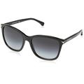 Emporio Armani Women's 50178g Sunglasses, Black/Gradient, 56