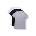 Diesel Men's UMTEE-JAKETHREEPACK T-shirt, Multicolour (Black/White/Grey 01-0Aalw), M, Pack of 3