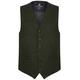 Lloyd Attree & Smith Men's Classic Wool Handle Waistcoat, Green Fleck Tweed (X-Large)